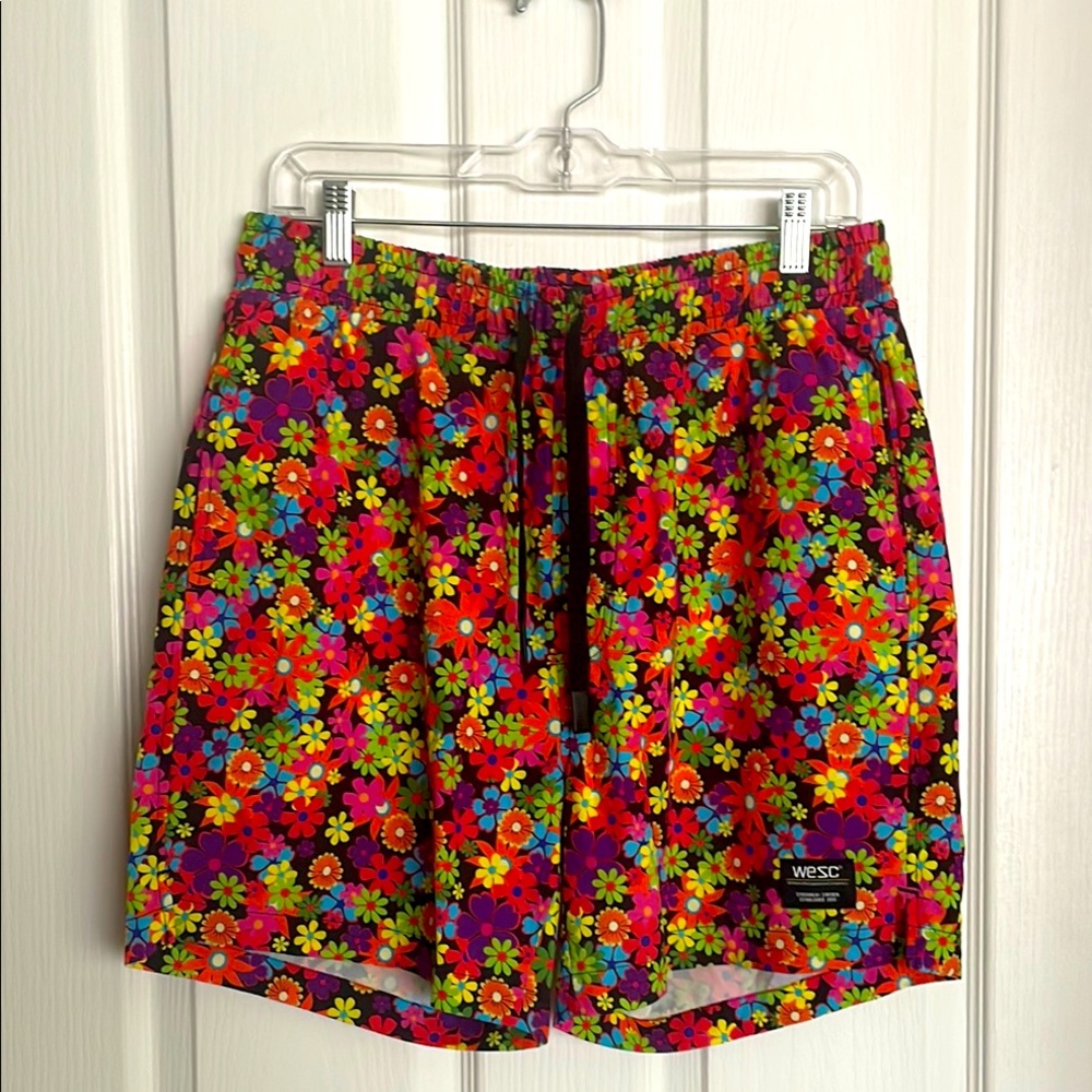 WESC - Colorful Floral Swim Shorts